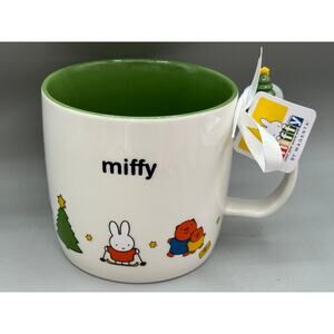 Miffy x Magenta Christmas Tree Handle Dick Bruna Mug NEW